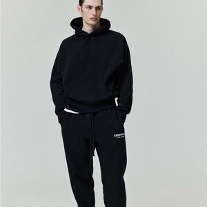 Essentials Black Hoodie NWT